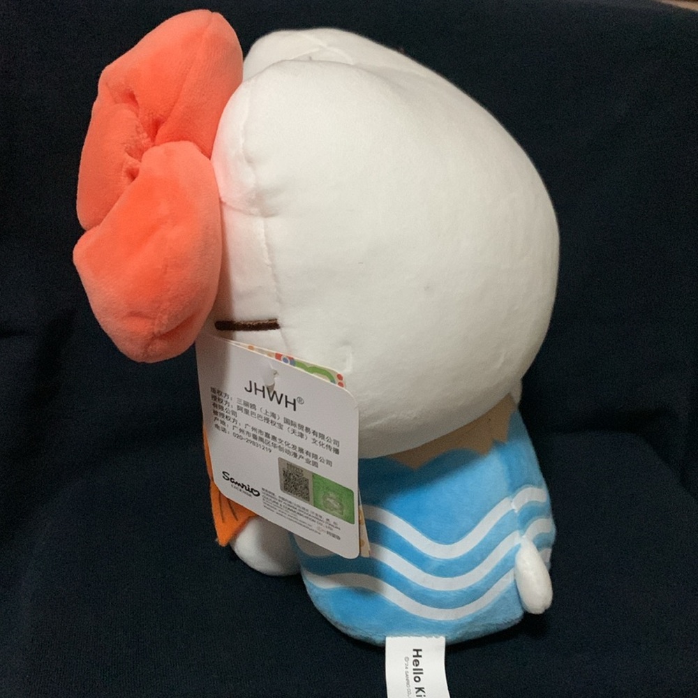 Sanrio x JHWH Hello Kitty Fish Plush 8” NWT - Picture 7 of 12